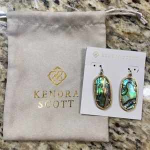 Kendra Scott Elle abalone shell earrings